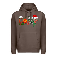 Coffee christmas camp life Premium Hoodie - NancyCooperArtShop