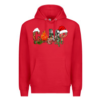 Red christmas camp life Premium Hoodie - NancyCooperArtShop