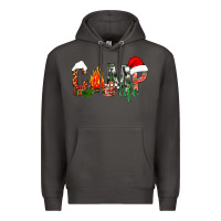 Smoke christmas camp life Premium Hoodie - NancyCooperArtShop