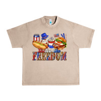 French Oak tastes like freedom with leopard Urban Heavy Tee - texasbilliewilder