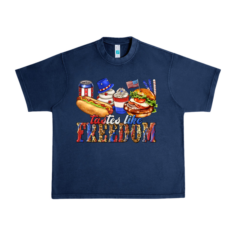 Tastes Like Freedom With Leopard Urban Heavy Tee by texasbilliewilder | Teevron