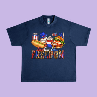 Urban Heavy Tee tastes like freedom with leopard