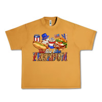 Peanut Butter tastes like freedom with leopard Urban Heavy Tee - texasbilliewilder