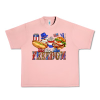 Salmon tastes like freedom with leopard Urban Heavy Tee - texasbilliewilder