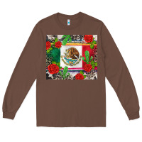 Chestnut mexican flag Long Sleeve Tee - CTS Tumbler Store