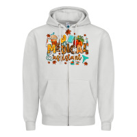 Dove Grey medical assistant Zipper Hoodie - AdoDesignShop