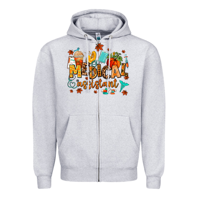 Medical Assistant Zipper Hoodie by AdoDesignShop | Teevron
