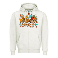Oatmeal Heather medical assistant Zipper Hoodie - AdoDesignShop