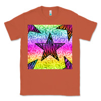 Copper zebra glitter star seamless pattern Classic Tee - BundleAndBundleShop