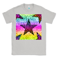 Moon Dust zebra glitter star seamless pattern Classic Tee - BundleAndBundleShop