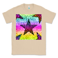 Mushroom zebra glitter star seamless pattern Classic Tee - BundleAndBundleShop