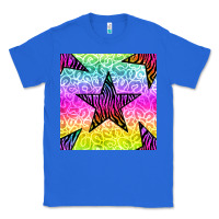 True Royal zebra glitter star seamless pattern Classic Tee - BundleAndBundleShop