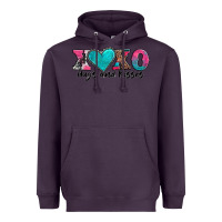 Plum xoxo hugs and kisses valentines day Heavyweight Hoodie - AdoDesignShop