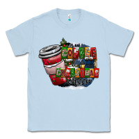 Dusty Blue coffe Classic Tee - CowhideDigitalArt
