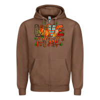 Chestnut love fall  yall Zipper Hoodie - AdoDesignShop