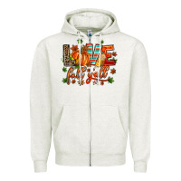Oatmeal Heather love fall  yall Zipper Hoodie - AdoDesignShop