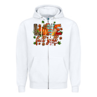 White love fall  yall Zipper Hoodie - AdoDesignShop