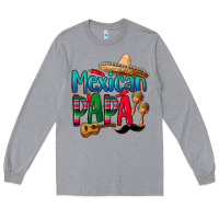 Heather Grey mexican papa Long Sleeve Tee - CTS Tumbler Store