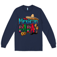 Navy mexican papa Long Sleeve Tee - CTS Tumbler Store