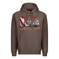 Coffee busy doing cowgirl shit liquor boots cigarette Premium Hoodie - NancyCooperArtShop