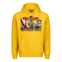 Lemon busy doing cowgirl shit liquor boots cigarette Premium Hoodie - NancyCooperArtShop