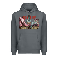 Rock busy doing cowgirl shit liquor boots cigarette Premium Hoodie - NancyCooperArtShop