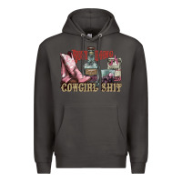 Smoke busy doing cowgirl shit liquor boots cigarette Premium Hoodie - NancyCooperArtShop