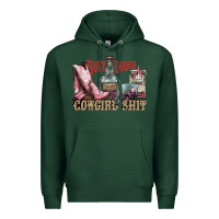 Sports Green busy doing cowgirl shit liquor boots cigarette Premium Hoodie - NancyCooperArtShop