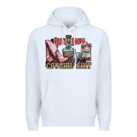 White busy doing cowgirl shit liquor boots cigarette Premium Hoodie - NancyCooperArtShop