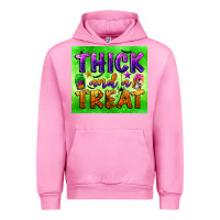 Fuchsia Pink thick and a treat Urban Hoodie - BundleAndBundleShop