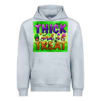 Heather Grey thick and a treat Urban Hoodie - BundleAndBundleShop