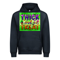 Navy thick and a treat Urban Hoodie - BundleAndBundleShop
