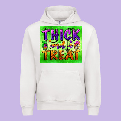 Thick And A Treat Urban Hoodie Designed By Bundleandbundleshop