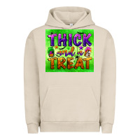 Pigment French Oak thick and a treat Urban Hoodie - BundleAndBundleShop