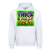 White thick and a treat Urban Hoodie - BundleAndBundleShop