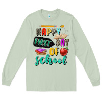 Matcha happy first day of school Long Sleeve Tee - Zillion Design Studio
