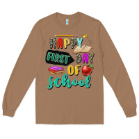 Toasted Coconut happy first day of school Long Sleeve Tee - Zillion Design Studio