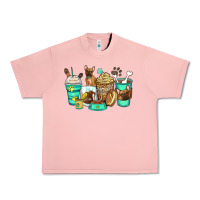 Salmon french bulldog coffee cups Urban Heavy Tee - Zillion Design Studio