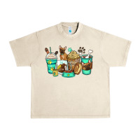 Sandshell french bulldog coffee cups Urban Heavy Tee - Zillion Design Studio