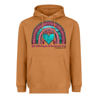 Meerkat valentine's day rainbow let all that you do be done in love 1 corinthi Heavyweight Hoodie - AdoDesignShop