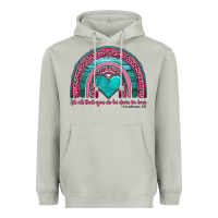 Moon Dust valentine's day rainbow let all that you do be done in love 1 corinthi Heavyweight Hoodie - AdoDesignShop
