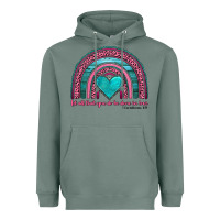 Sage valentine's day rainbow let all that you do be done in love 1 corinthi Heavyweight Hoodie - AdoDesignShop