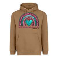 Toasted Coconut valentine's day rainbow let all that you do be done in love 1 corinthi Heavyweight Hoodie - AdoDesignShop