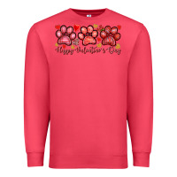 Cardinal happy valentines day paws Premium Sweatshirt - NancyCooperArtShop