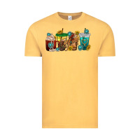 Vintage Mustard western rodeo coffee cup Vintage Tee - texasbilliewilder