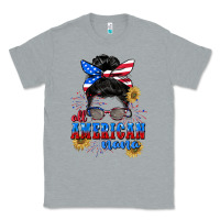 Heather Grey All American Nana 4th of July Classic Tee - CowGirlArtShop