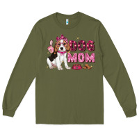 Army Green dog mom Long Sleeve Tee - Zillion Design Studio