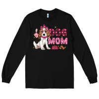 Black dog mom Long Sleeve Tee - Zillion Design Studio