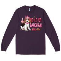 Plum dog mom Long Sleeve Tee - Zillion Design Studio
