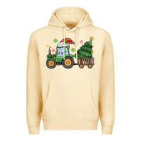 Pina Colada christmas tractor Premium Hoodie - MaliasSmallBusiness